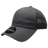 Decky Women's 6 Panel Low Profile Relaxed Cotton Trucker Cap 5122