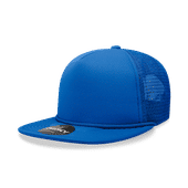 Decky 5 Panel High Profile Structured Foam Trucker Cap 6026 ROYAL Primary