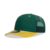 Decky 6 Panel Mid Profile Structured Contra-Stitch Trucker Cap 6031