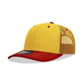 Decky 6 Panel Mid Profile Structured Contra-Stitch Trucker Cap 6031