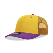 Decky 6 Panel Mid Profile Structured Contra-Stitch Trucker Cap 6031