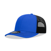 Decky 6 Panel Mid Profile Structured Contra-Stitch Trucker Cap 6031