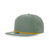 Decky 5 Panel High Profile Relaxed Perforated Performance Rope Hat 6226