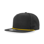 Decky 5 Panel High Profile Relaxed Perforated Performance Rope Hat 6226