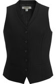Edwards Ladies Ottoman Trim Vest 7398
