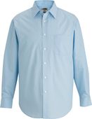 Edwards Mens Essential Broadcloth Long Sleeve Shirt 1354