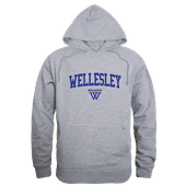 W Republic Wellesley College Blue Game Day Hoodie 503-486 HEATHER GREY Primary