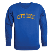 W Republic NY City Tech Yellow Jackets Arch Crewneck 546-664