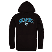 W Republic Hawaii Pacific Sharks Campus Hoodie 540-651 BLACK Primary