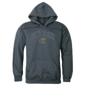 W Republic NY City Tech Yellow Jackets Campus Hoodie 540-664 HEATHER CHARCOAL Primary