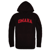 W Republic U Of Nebraska Omaha Mavericks College Hoodie 547-552 BLACK Primary