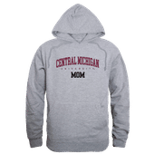 W Republic Cent. Michigan Chippewas Mom Hoodie 565-114 HEATHER GREY Primary