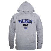 W Republic Wellesley College Blue Mom Hoodie 565-486 HEATHER GREY Primary
