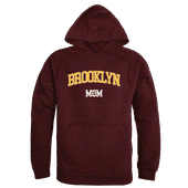 W Republic Brooklyn College Bulldogs Mom Hoodie 565-503 MAROON Primary