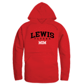 W Republic Lewis University Flyers Mom Hoodie 565-531 RED Primary