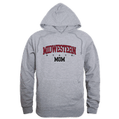 W Republic Midwestern State Mustangs Mom Hoodie 565-543 HEATHER GREY Primary