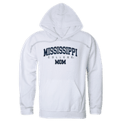 W Republic Mississippi College Choctaws Mom Hoodie 565-544 WHITE (WT2) Primary