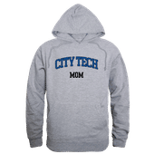 W Republic NY City Tech Yellow Jackets Mom Hoodie 565-664 HEATHER GREY Primary