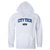 W Republic NY City Tech Yellow Jackets Mom Hoodie 565-664 WHITE Primary