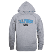 W Republic College Of Staten Island Dolphins Mom Hoodie 565-676 HEATHER GREY Primary