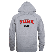 W Republic York College Cardinals Mom Hoodie 565-685 HEATHER GREY Primary