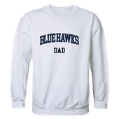 W Republic Dickinson State Blue Hawks Dad Crewneck 562-514