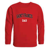 W Republic Saint Francis U Red Flash Dad Crewneck 562-669
