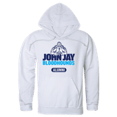 W Republic John Jay College Bloodhounds Alumni Hoodie 561-656 WHITE Primary