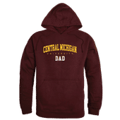 W Republic Cent. Michigan Chippewas Dad Hoodie 563-114 MAROON (MR2) Primary