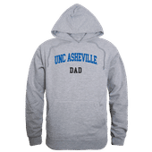 W Republic UNC Asheville Bulldogs Dad Hoodie 563-471 HEATHER GREY Primary