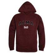 W Republic Alma College Scots Dad Hoodie 563-475 MAROON Primary