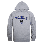 W Republic Wellesley College Blue Dad Hoodie 563-486 HEATHER GREY Primary