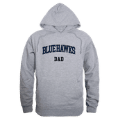 W Republic Dickinson State Blue Hawks Dad Hoodie 563-514 HEATHER GREY Primary