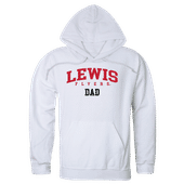 W Republic Lewis University Flyers Dad Hoodie 563-531 WHITE (WT2) Primary