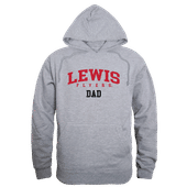 W Republic Lewis University Flyers Dad Hoodie 563-531 HEATHER GREY Primary