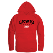 W Republic Lewis University Flyers Dad Hoodie 563-531 RED Primary