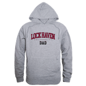 W Republic Lock Haven University Bald Eagles Dad Hoodie 563-533 HEATHER GREY Primary