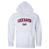 W Republic Lock Haven University Bald Eagles Dad Hoodie 563-533 WHITE Primary