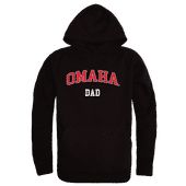W Republic U Of Nebraska Omaha Mavericks Dad Hoodie 563-552 BLACK Primary