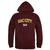 W Republic Sacramento City Panthers Dad Hoodie 563-578 MAROON Primary