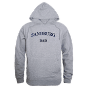W Republic Sandburg Chargers Dad Hoodie 563-623 HEATHER GREY Primary