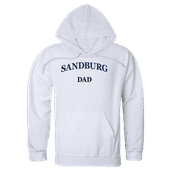 W Republic Sandburg Chargers Dad Hoodie 563-623 WHITE Primary