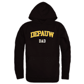 W Republic De Pauw Tigers Dad Hoodie 563-636 BLACK Primary