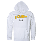 W Republic De Pauw Tigers Dad Hoodie 563-636 WHITE Primary