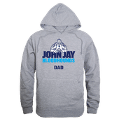 W Republic John Jay College Bloodhounds Dad Hoodie 563-656 HEATHER GREY Primary