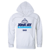 W Republic John Jay College Bloodhounds Dad Hoodie 563-656 WHITE Primary