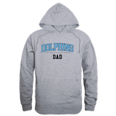 W Republic College Of Staten Island Dolphins Dad Hoodie 563-676 HEATHER GREY Primary