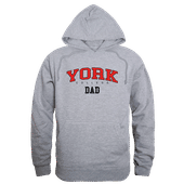 W Republic York College Cardinals Dad Hoodie 563-685 HEATHER GREY Primary
