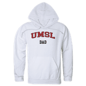 W Republic U Of Missouri-Saint Louis Tritons Dad Hoodie 563-688 WHITE Primary