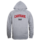 W Republic Carthage Firebirds Dad Hoodie 563-709 HEATHER GREY Primary